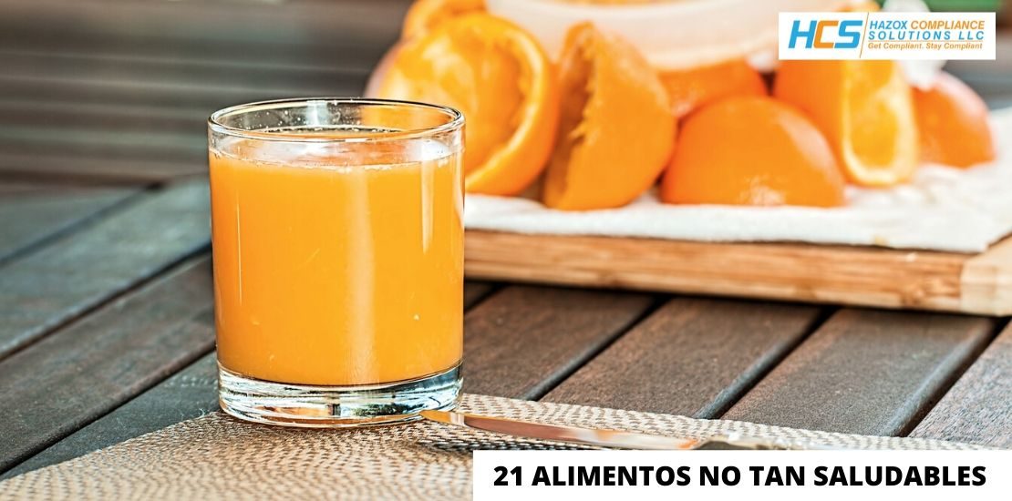 21 ALIMENTOS NO TAN SALUDABLES