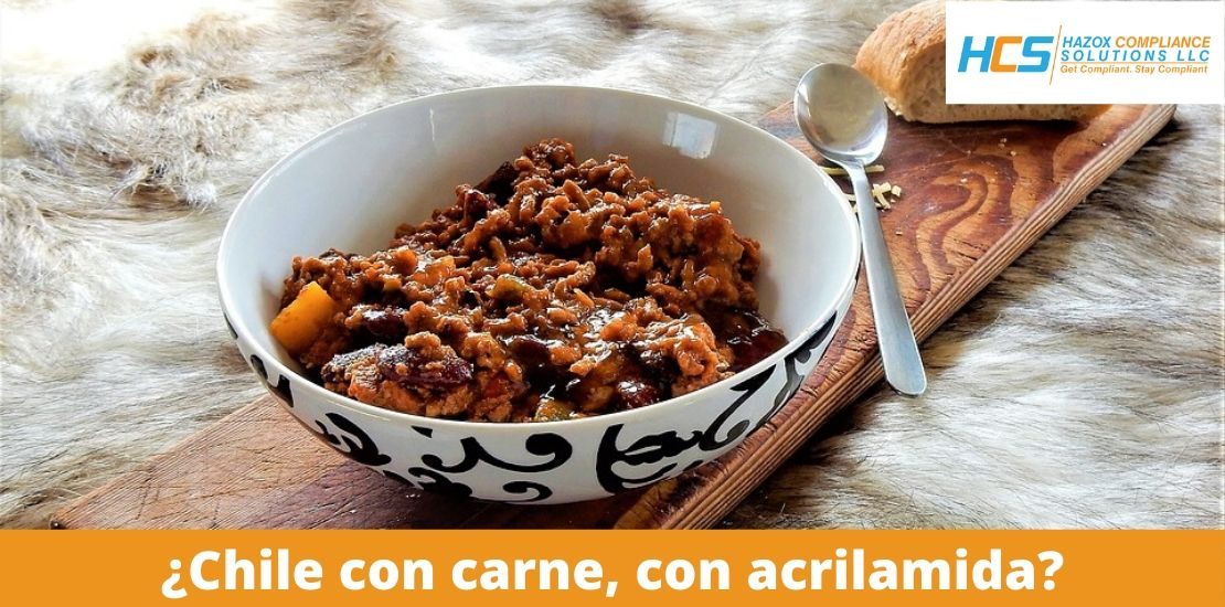 ¿Chile con carne, con acrilamida?