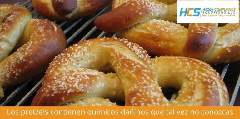 Los pretzels contienen químicos dañinos que tal vez no conozcas
