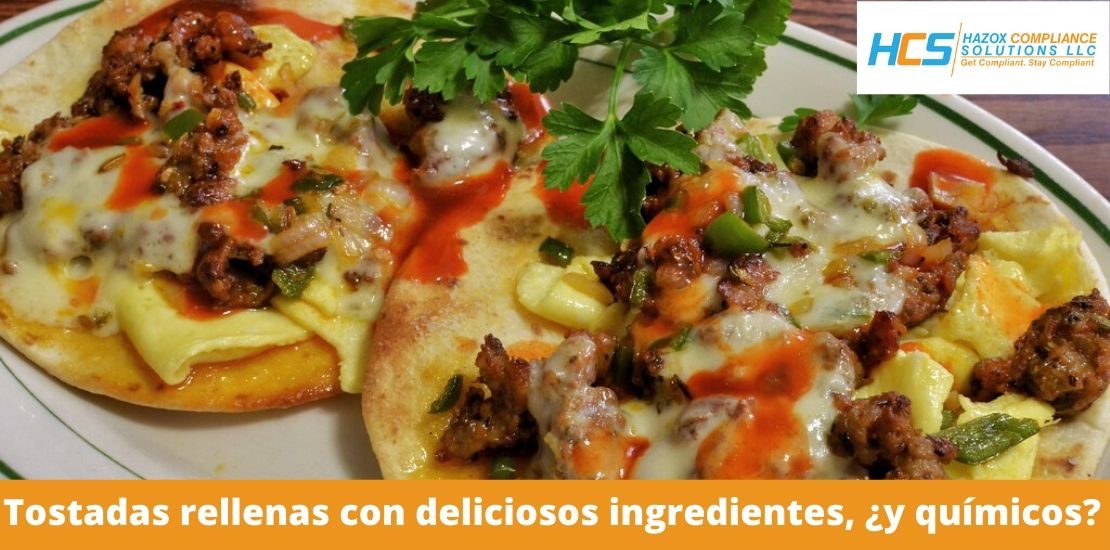 Tostadas rellenas con deliciosos ingredientes, ¿y químicos?